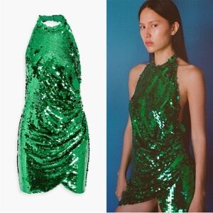 RONNY KOBO Jo Sequin Mini Dress NWT